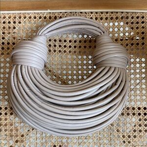 Chic Beige Coiled Purse